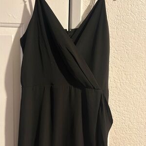 Chelsea28 One Shoulder Black Dress